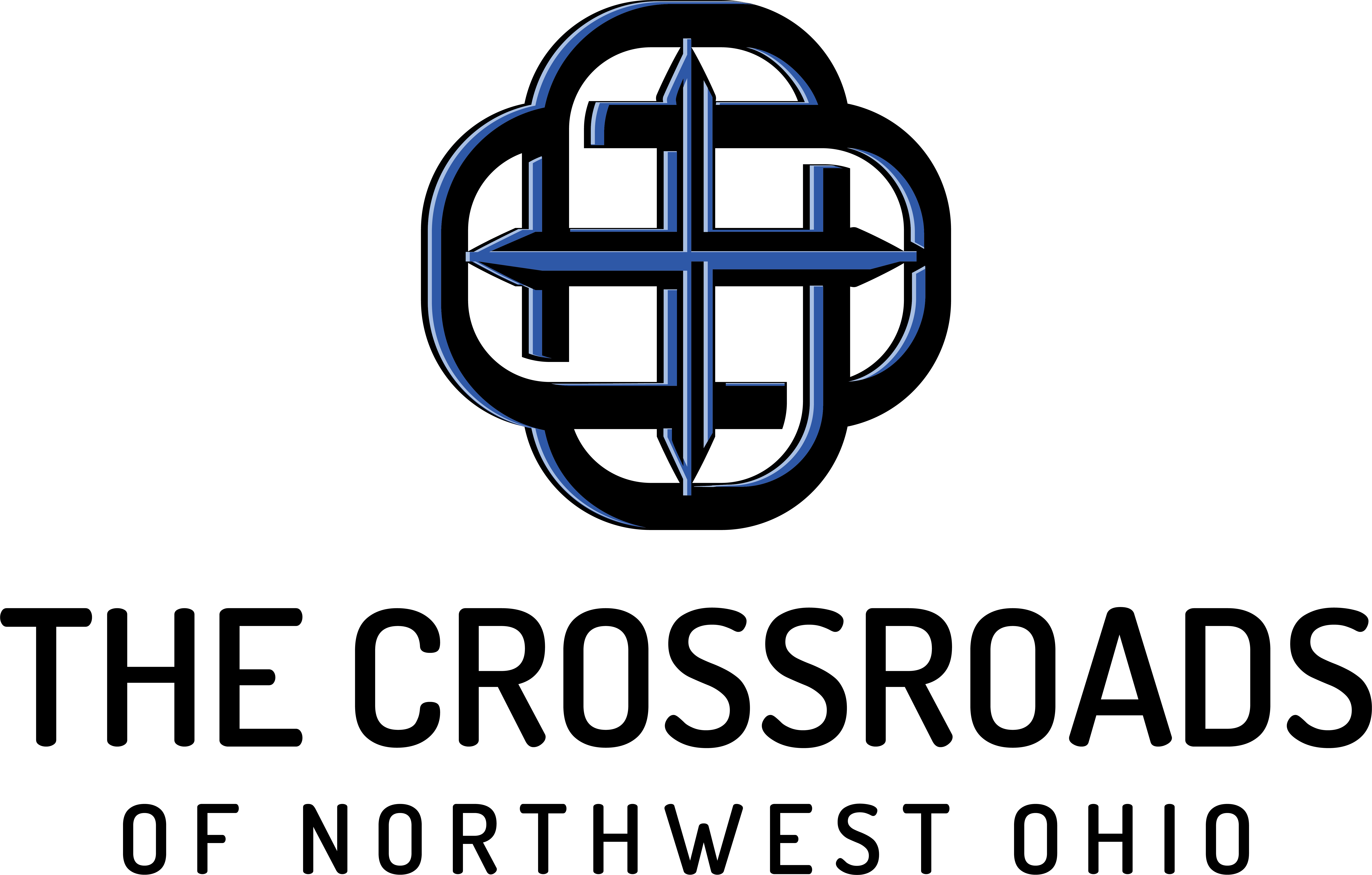 Crossroads Logo Blue Stacked